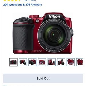 BRAND NEW Nikon cool pix camera B500
